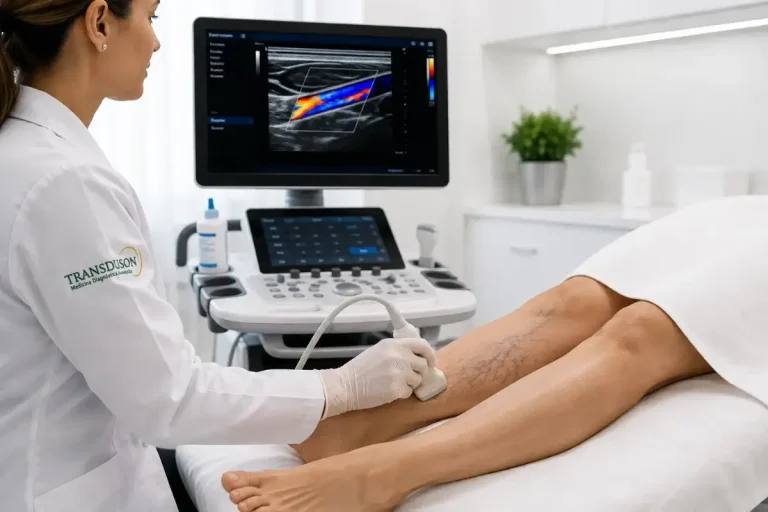Ultrassom Doppler para avaliação de varizes nas pernas realizado na Transduson em Carapicuíba